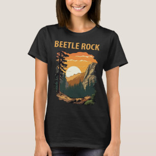 Beetle Rock Sequoia Sunset Gold Travel T-Shirt