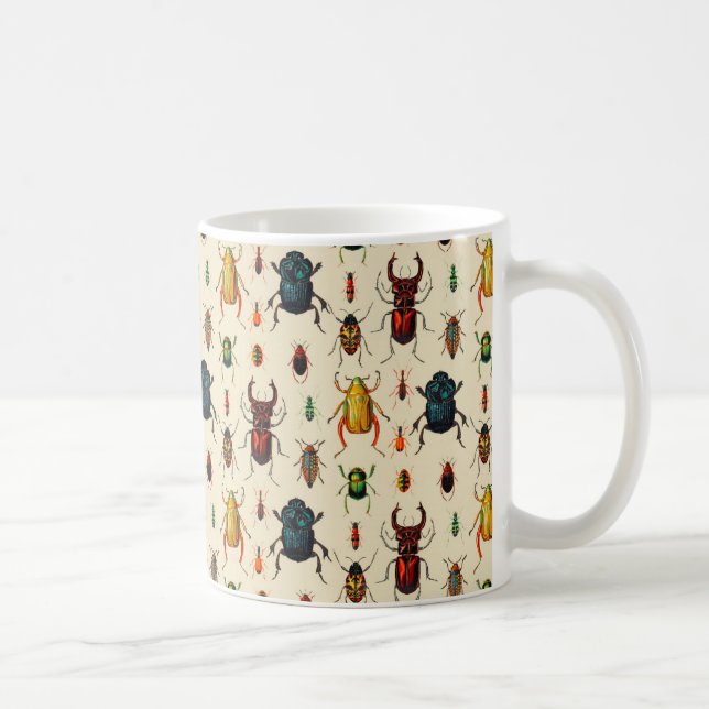 Beetle Varieties Coffee Mug (Right)