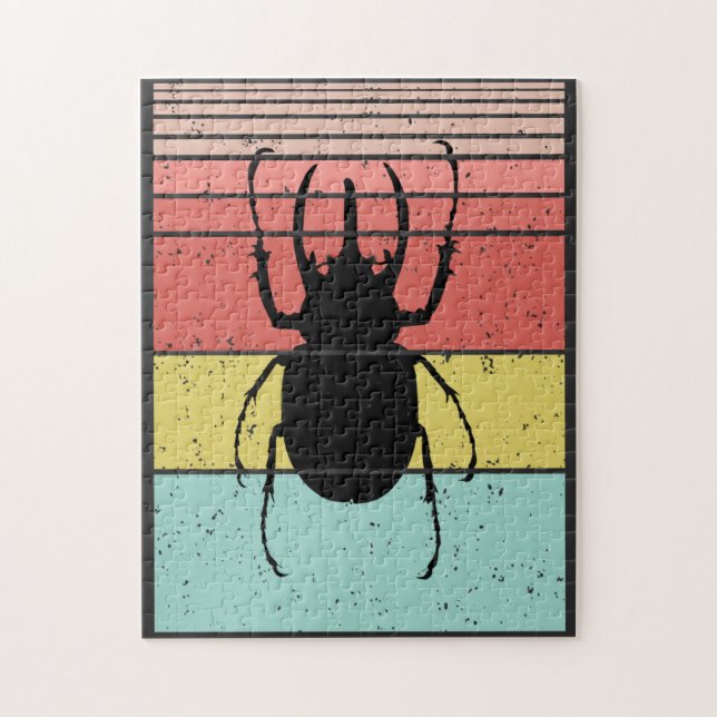 BEETLE VINTAGE INSECT JIGSAW PUZZLE (Vertical)