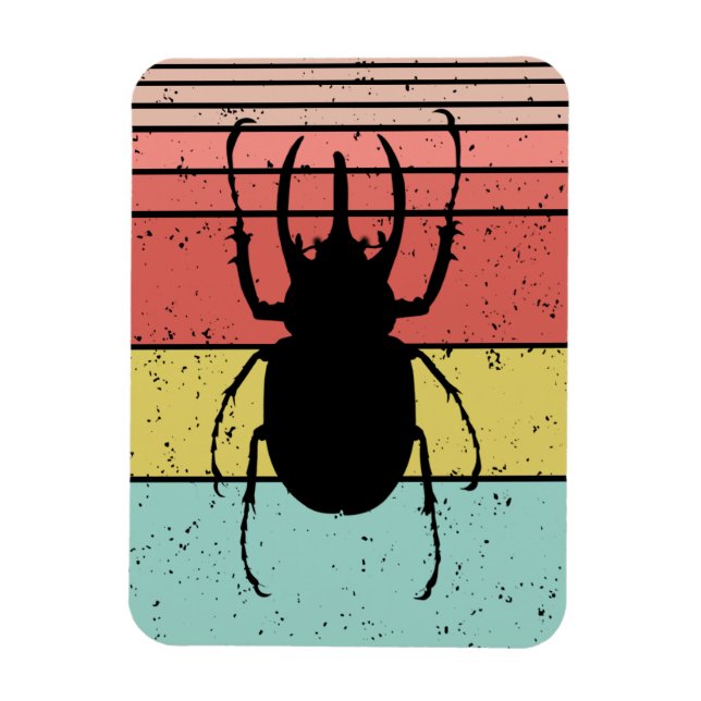 BEETLE VINTAGE INSECT MAGNET (Vertical)