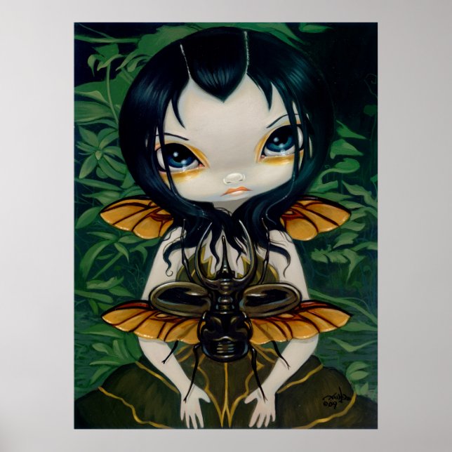 Beetle Wings gothic fairy Art Print (Front)