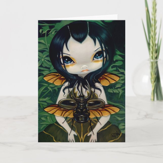 "Beetle Wings" Greeting Card (Front)