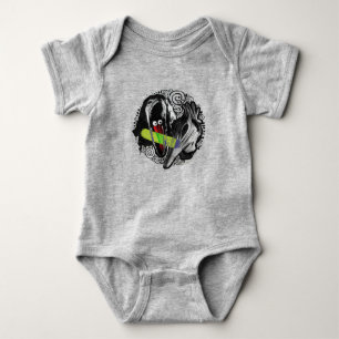 Beetlejuice   Adam & Barbara Scary Baby Bodysuit
