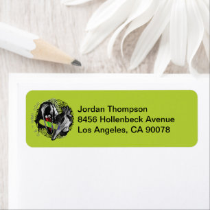 Beetlejuice   Adam & Barbara Scary Return Address Label