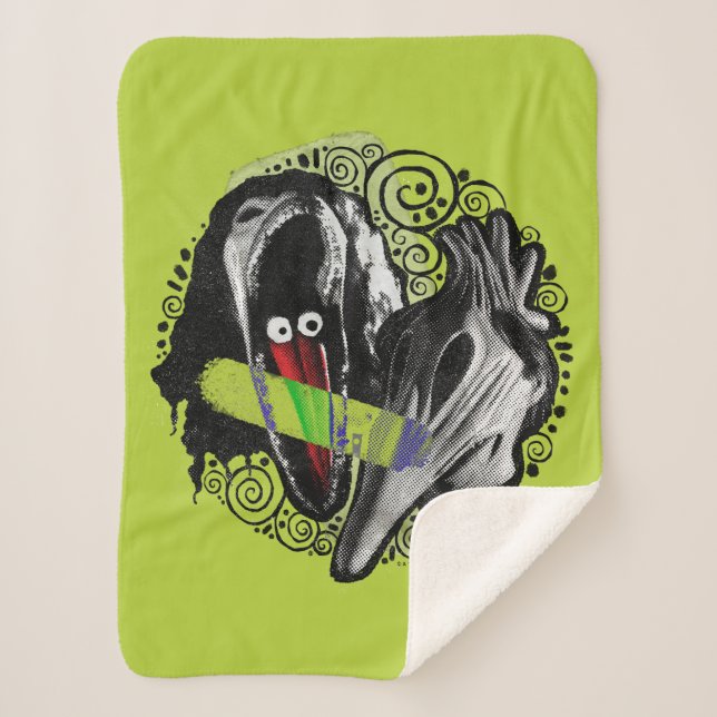 Beetlejuice | Adam & Barbara Scary Sherpa Blanket (Front)