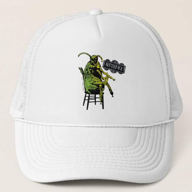 Beetlejuice | Beetle in Chair Trucker Hat (Front)