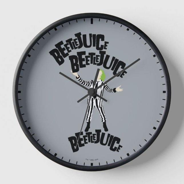 Beetlejuice Beetlejuice Beetlejuice Clock (Front)