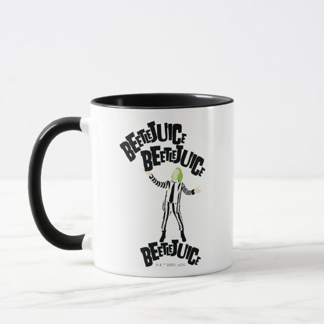 Beetlejuice Beetlejuice Beetlejuice Mug (Left)