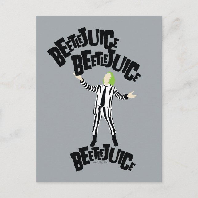 Beetlejuice Beetlejuice Beetlejuice Postcard (Front)