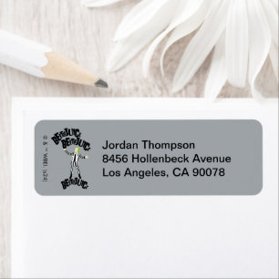 Beetlejuice Beetlejuice Beetlejuice Return Address Label