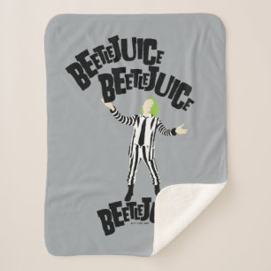 Beetlejuice Beetlejuice Beetlejuice Sherpa Blanket