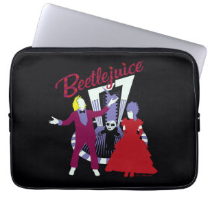 Beetlejuice   Beetlejuice & Lydia Wedding Laptop Sleeve