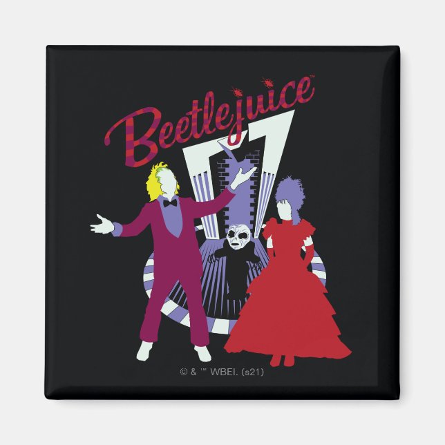 Beetlejuice | Beetlejuice & Lydia Wedding Magnet (Front)