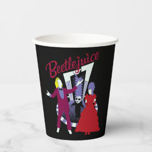 Beetlejuice Beetlejuice & Lydia Wedding Paper Cups