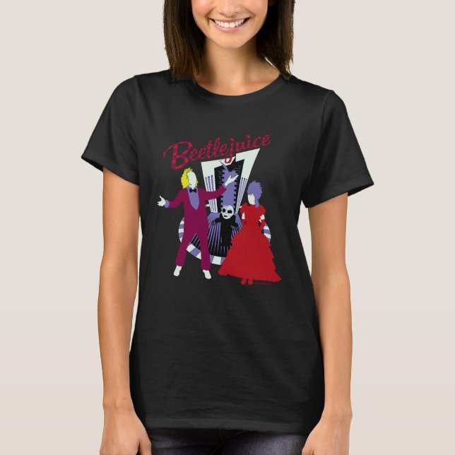 Beetlejuice | Beetlejuice & Lydia Wedding T-Shirt (Front)