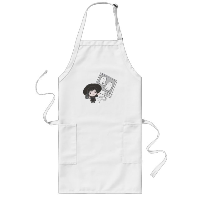 Beetlejuice | Chibi Lydia Ghost Photography Long Apron (Front)