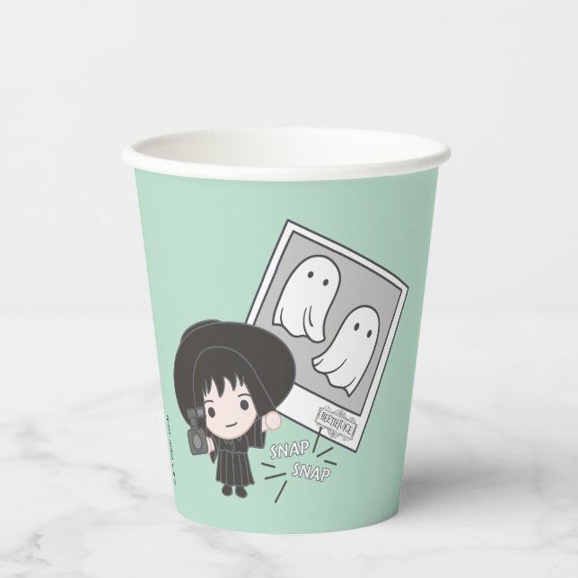 Beetlejuice | Chibi Lydia Ghost Photography Paper Cups (Front)