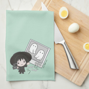 Beetlejuice Chibi Lydia Ghost Photography Tea Towel