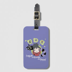 Beetlejuice   Chibi Lydia "Strange and Unusual" Luggage Tag