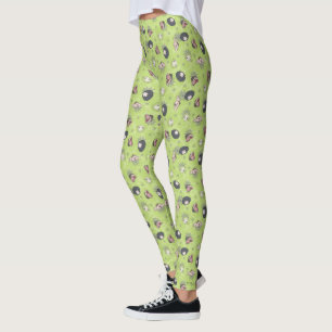 Beetlejuice   Cute Chibi Toss Pattern Leggings