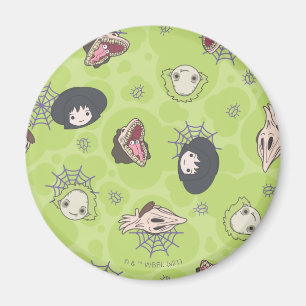Beetlejuice Cute Chibi Toss Pattern Magnet
