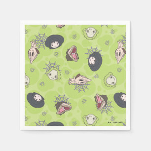 Beetlejuice   Cute Chibi Toss Pattern Napkin