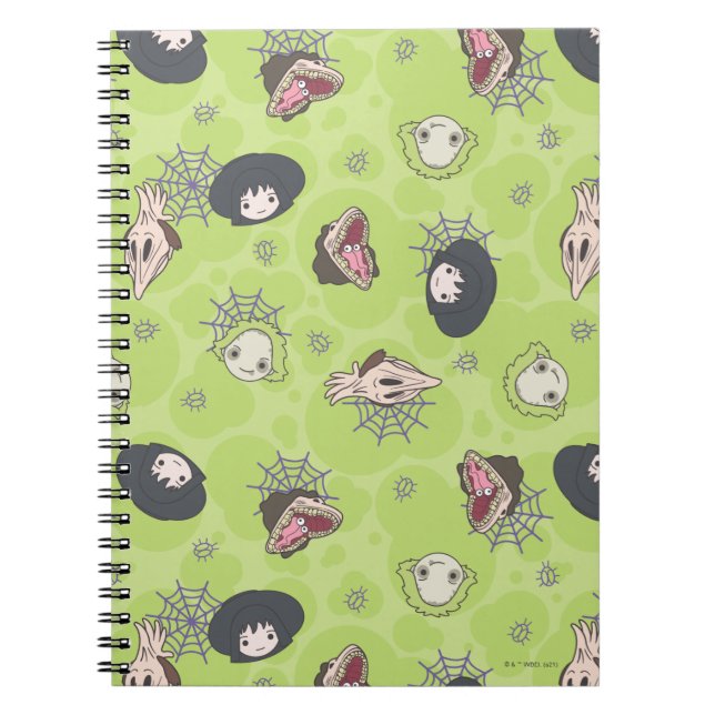 Beetlejuice | Cute Chibi Toss Pattern Notebook (Front)