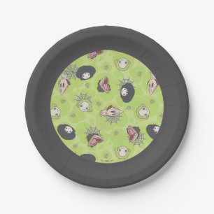 Beetlejuice   Cute Chibi Toss Pattern Paper Plate