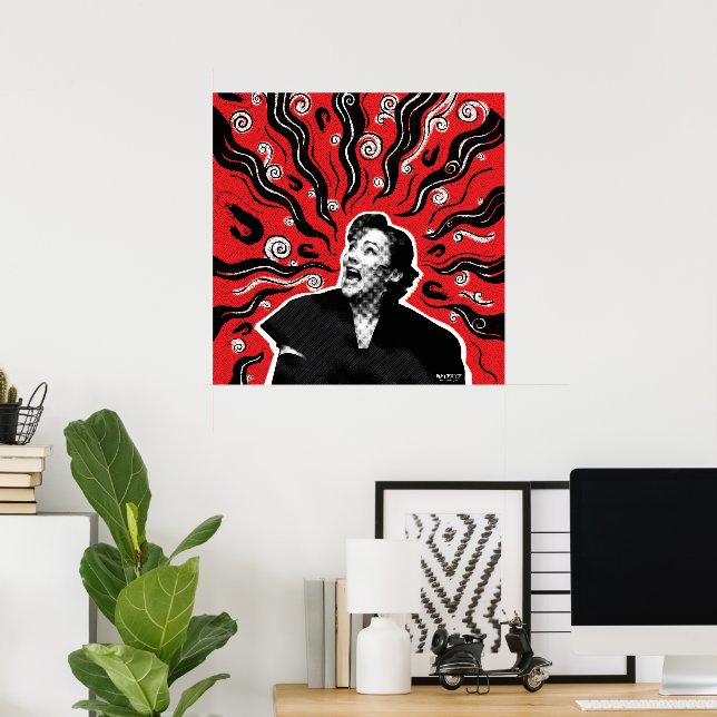 Beetlejuice | Delia Deetz Poster (Home Office)