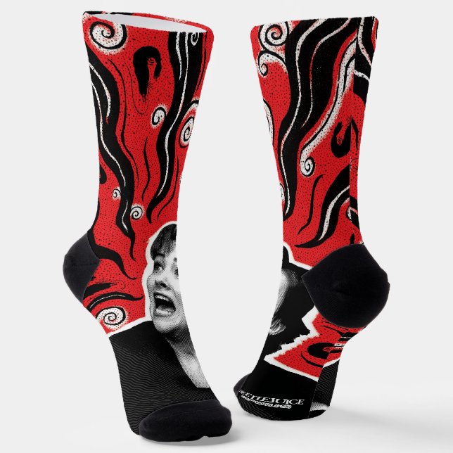 Beetlejuice | Delia Deetz Socks (Angled)