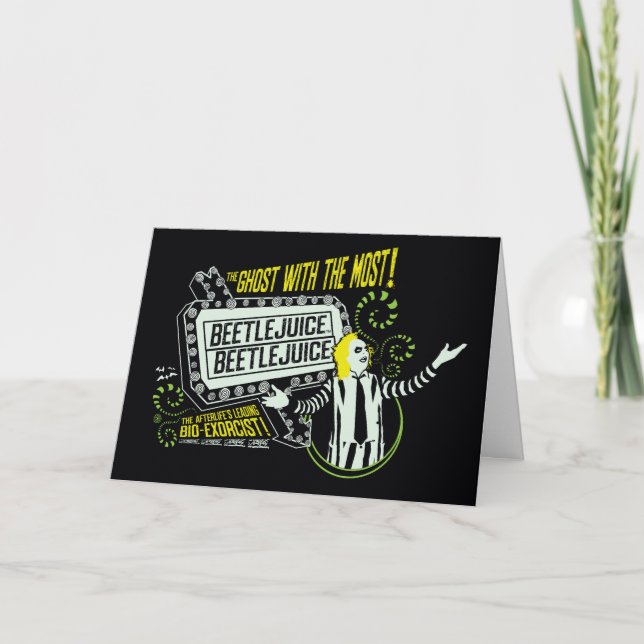 Beetlejuice | "Ghost With The Most" Marquee Card (Front)