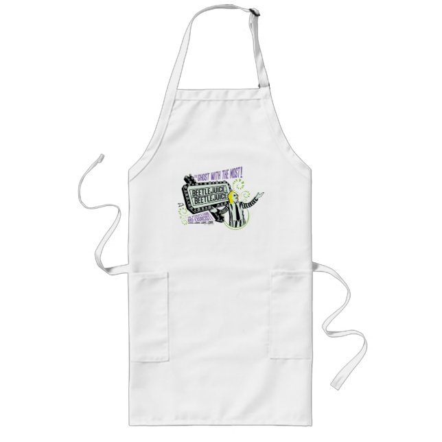 Beetlejuice | "Ghost With The Most" Marquee Long Apron (Front)
