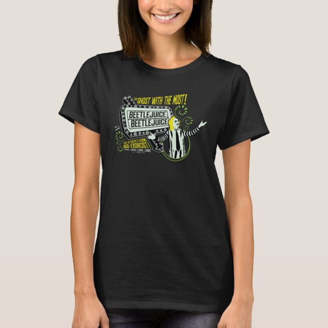 Beetlejuice | "Ghost With The Most" Marquee T-Shirt (Front)