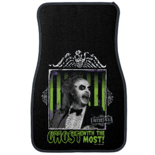Beetlejuice   "Ghost With The Most" Portrait Car Mat