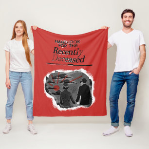 Beetlejuice   Handbook for the Recently Deceased Fleece Blanket