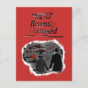 Beetlejuice Handbook for the Recently Deceased Postcard