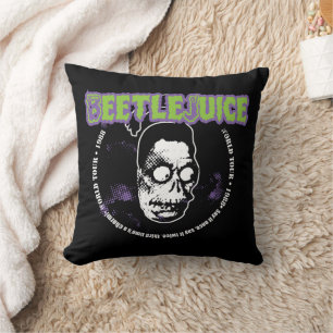 Beetlejuice   Harry the Hunter Shrunken Head Cushion