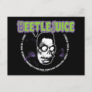 Beetlejuice Harry the Hunter Shrunken Head Postcard