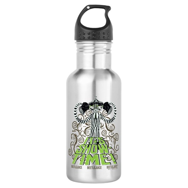 Beetlejuice | It's Show Time! 532 Ml Water Bottle (Front)