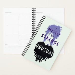 Beetlejuice   Lydia "Strange and Unusual" Graphic Planner