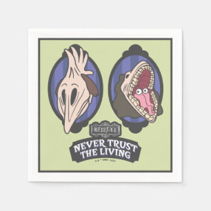 Beetlejuice   Maitlands "Never Trust The Living" Napkin