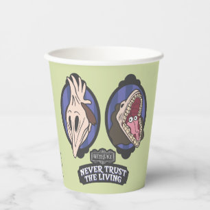 Beetlejuice Maitlands "Never Trust The Living" Paper Cups