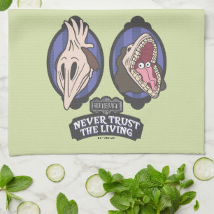 Beetlejuice   Maitlands "Never Trust The Living" Tea Towel