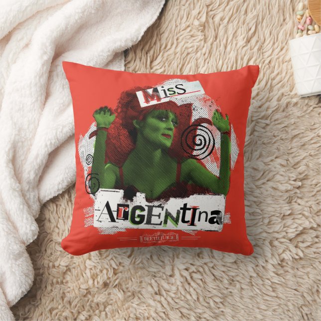 Beetlejuice | Miss Argentina Cushion (Blanket)