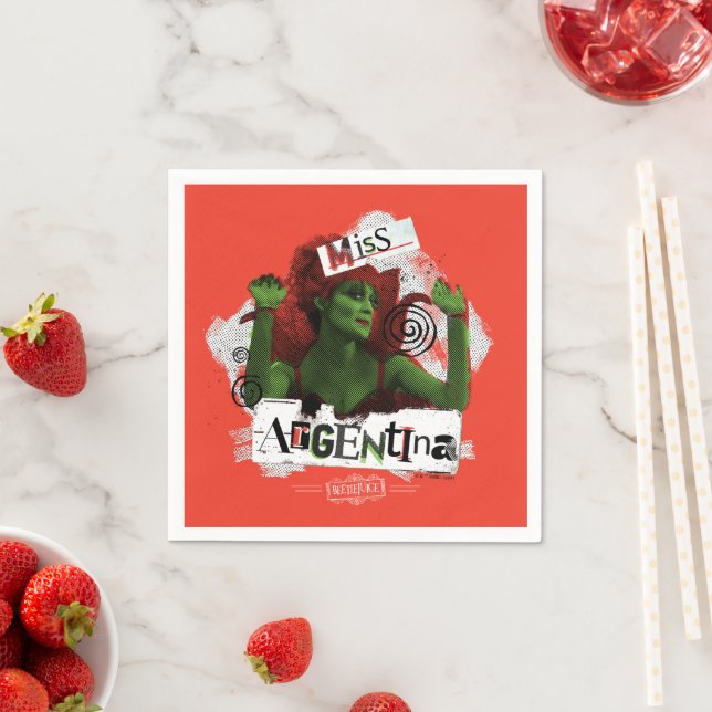 Beetlejuice | Miss Argentina Napkin (Insitu)