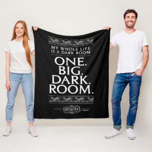 Beetlejuice   My Whole Life Is A Dark Room Fleece Blanket