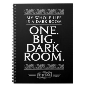 Beetlejuice   My Whole Life Is A Dark Room Notebook