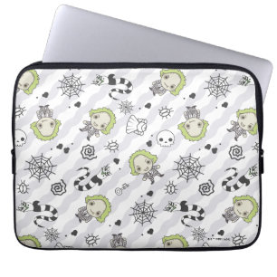 Beetlejuice Pattern Laptop Sleeve