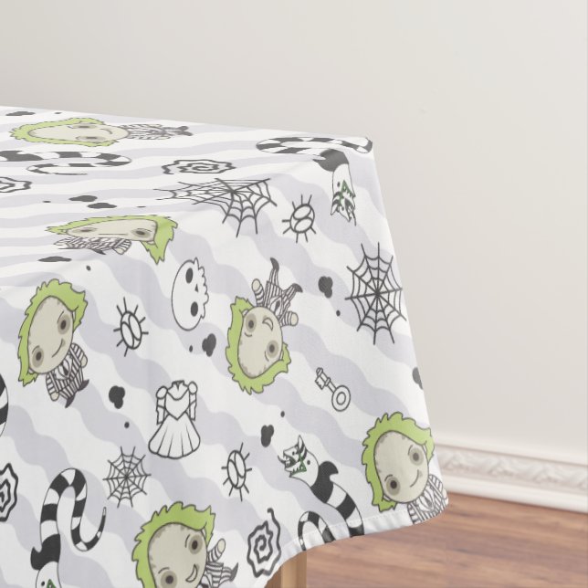 Beetlejuice Pattern Tablecloth (In Situ)
