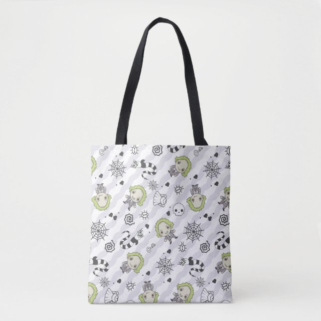 Beetlejuice Pattern Tote Bag (Front)